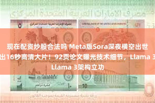 现在配资炒股合法吗 Meta版Sora深夜横空出世，小扎放出16秒高清大片！92页论文曝光技术细节，Llama 3架构立功