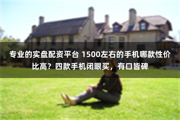 专业的实盘配资平台 1500左右的手机哪款性价比高？四款手机闭眼买，有口皆碑