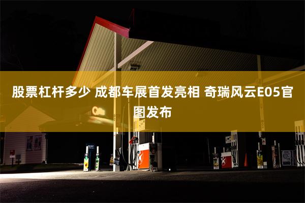 股票杠杆多少 成都车展首发亮相 奇瑞风云E05官图发布