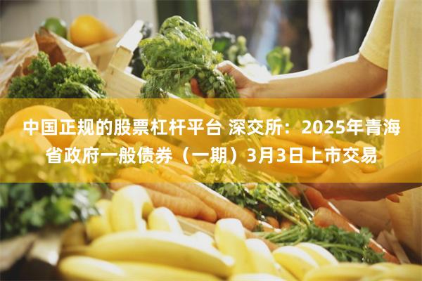 中国正规的股票杠杆平台 深交所：2025年青海省政府一般债券（一期）3月3日上市交易